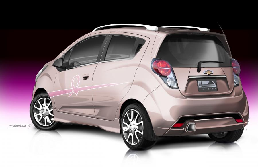  Chevrolet Pink Out Spark Cancer Awareness Concept 2012 года  (фото 2 из 2)